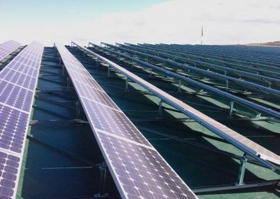 Proyecto de agrupación solar Valladares de 390 kw sobre cubierta de naves industriales de la ciudad de Córdoba