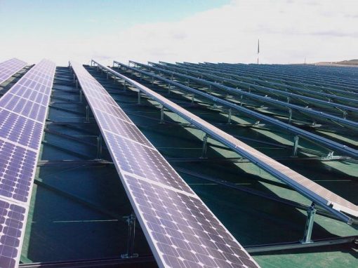 Proyecto de agrupación solar Valladares de 390 kw sobre cubierta de naves industriales de la ciudad de Córdoba
